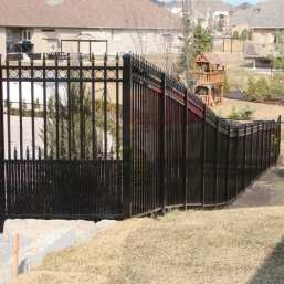 Installation of aluminum fences